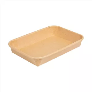 Barquette Sushi Kraft naturel 165x115x24cm